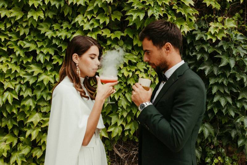 Bar à cocktails à domicile à Vienne pour vin d’honneur de mariage