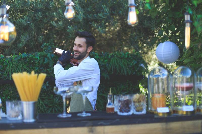 Bar à cocktails ambulant haut de gamme pour vin d’honneur à Lyon